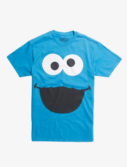 cookie monster t shirt